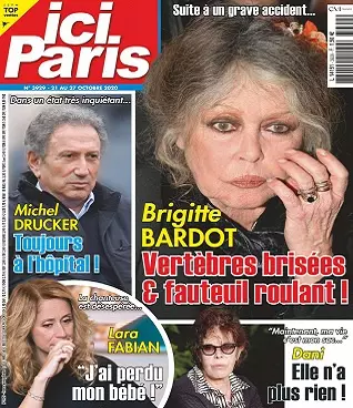 Ici Paris N°3929 Du 21 au 27 Octobre 2020  [Magazines]