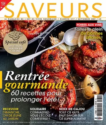Saveurs N°277 – Septembre 2021 [Magazines]