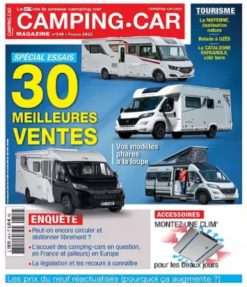 Camping-Car Magazine N°348 – Février 2022  [Magazines]