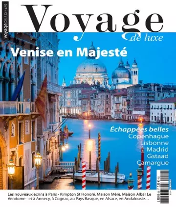 Voyage de Luxe N°89 – Octobre 2021 [Magazines]