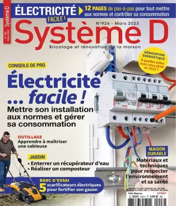 Système D N°926 – Mars 2023  [Magazines]