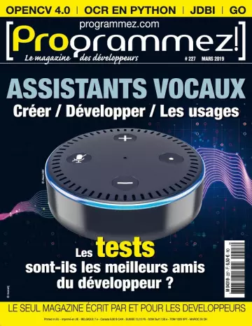 Programmez N°227 – Mars 2019 [Magazines]