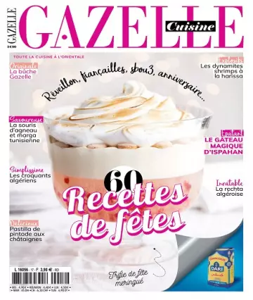 Gazelle Cuisine N°17 – Spécial Fêtes 2022 [Magazines]
