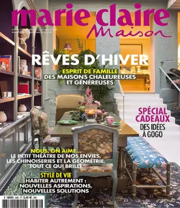 Marie Claire Maison N°538 – Décembre 2022-Janvier 2023 [Magazines]