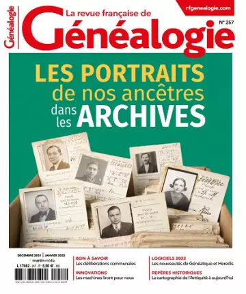 La Revue Française De Généalogie N°257 – Décembre 2021-Janvier 2022 [Magazines]