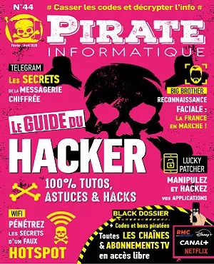 Pirate Informatique N°44 – Février-Avril 2020  [Magazines]