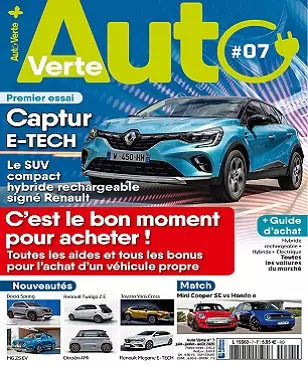 Auto Verte N°7 – Juin-Août 2020 [Magazines]