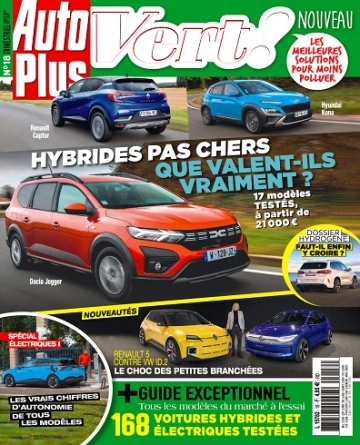 Auto Plus Vert N°18 – Juillet-Septembre 2023 [Magazines]