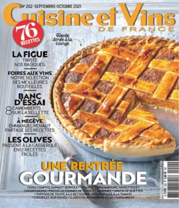 Cuisine et Vins De France N°202 – Septembre-Octobre 2021 [Magazines]