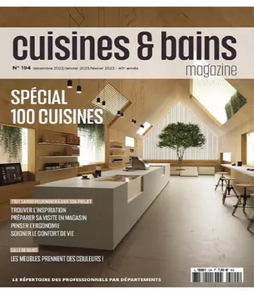 Cuisines et Bains Magazine N°194 – Décembre 2022-Février 2023 [Magazines]