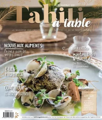 Tahiti à Table N°21 – Novembre 2021 [Magazines]