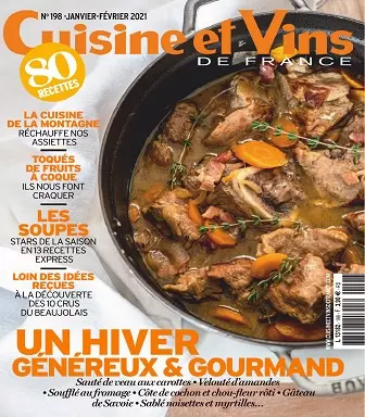 Cuisine et Vins De France N°198 – Janvier 2021 [Magazines]
