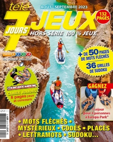 Télé 7 Jours Jeux Hors Série N°21 – Août-Septembre 2023 [Magazines]