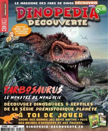 Dinopédia Découverte N°18 – Mai 2023 [Magazines]