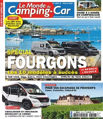 Le Monde Du Camping-Car N°329 S – Mars 2021 [Magazines]
