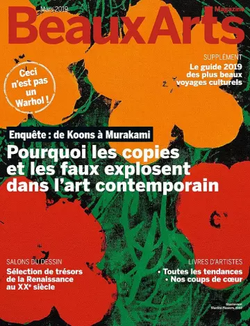 Beaux Arts Magazine N°417 – Mars 2019 [Magazines]