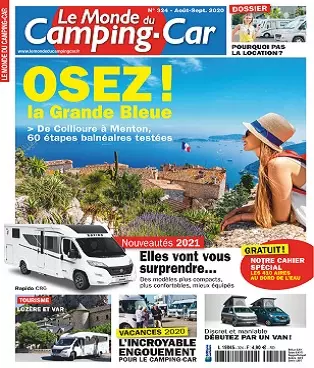 Le Monde du Camping-Car N°324 – Août-Septembre 2020 [Magazines]
