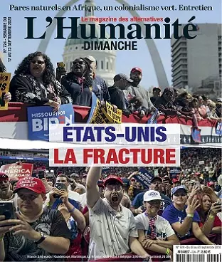 L’Humanité Dimanche N°724 Du 17 au 23 Septembre 2020  [Magazines]