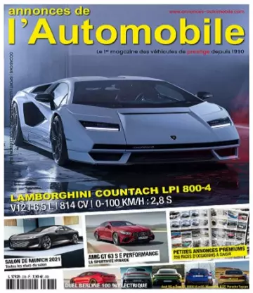 Annonces Automobile N°338 – Septembre 2021  [Magazines]