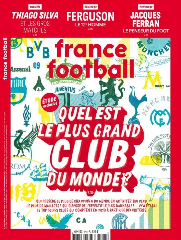 France Football N°3795 Du 12 Février 2019  [Magazines]