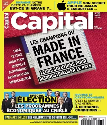 Capital N°367 – Avril 2022  [Magazines]