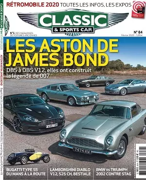 Classic et Sports Car N°84 – Février 2020  [Magazines]