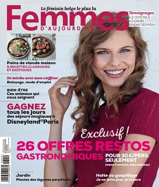Femmes D’Aujourd’hui N°40 Du 1er Octobre 2020 [Magazines]