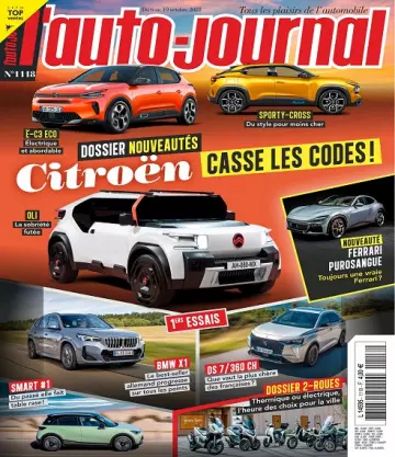L’Auto-Journal N°1118 Du 6 au 19 Octobre 2022  [Magazines]