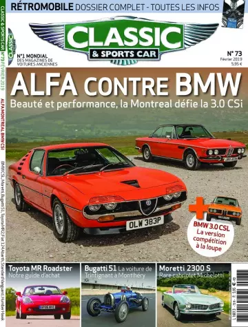 Classic et Sports Car N°73 – Février 2019 [Magazines]
