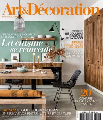 Art et Décoration N°571 – Octobre 2022  [Magazines]