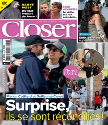 Closer N°908 Du 4 au 10 Novembre 2022  [Magazines]