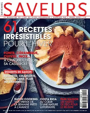 Saveurs N°262 – Mars 2020 [Magazines]