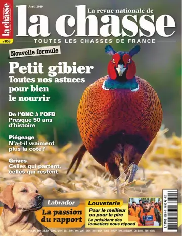 La Revue Nationale De La Chasse N°859 – Avril 2019 [Magazines]