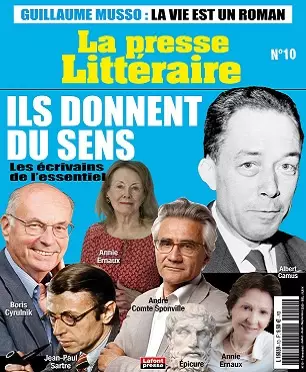 La Presse Littéraire N°10 – Juillet-Septembre 2020 [Magazines]
