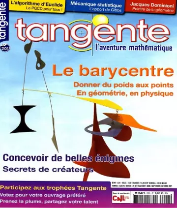 Tangente Magazine N°201 – Septembre-Octobre 2021  [Magazines]