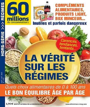 60 Millions De Consommateurs Hors Série N°132S – Septembre-Octobre 2020 [Magazines]