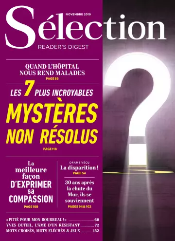 Sélection Reader’s Digest France - Novembre 2019  [Magazines]