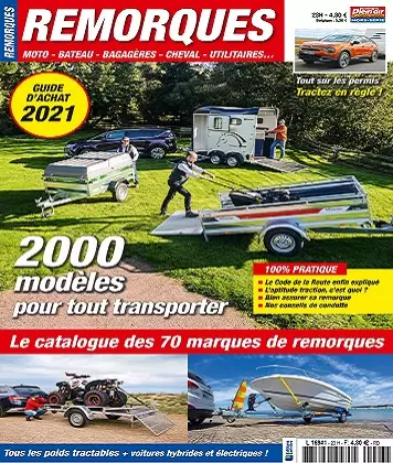 Le Monde Du Plein-Air Hors Série N°23 – Remorques 2021  [Magazines]