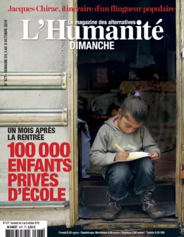 L’Humanité Dimanche - 3 Octobre 2019 [Magazines]