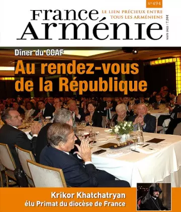 France Arménie N°494 – Mars 2022  [Magazines]