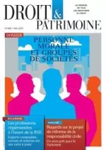 Droit & Patrimoine - Mai 2017 [Magazines]