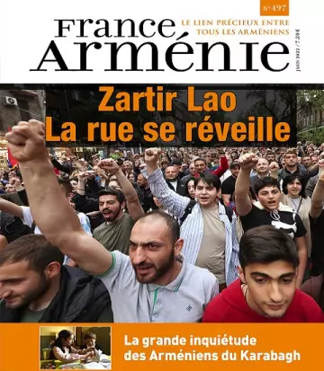 France Arménie N°497 – Juin 2022  [Magazines]