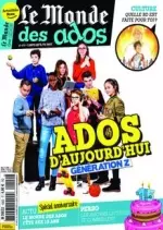 Le Monde des Ados - 22 janvier 2018  [Magazines]