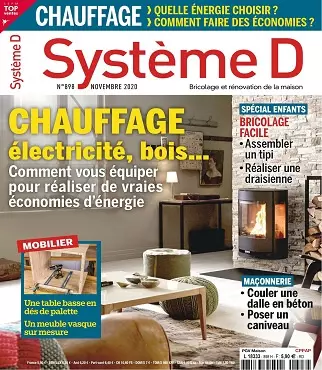 Système D N°898 – Novembre 2020  [Magazines]