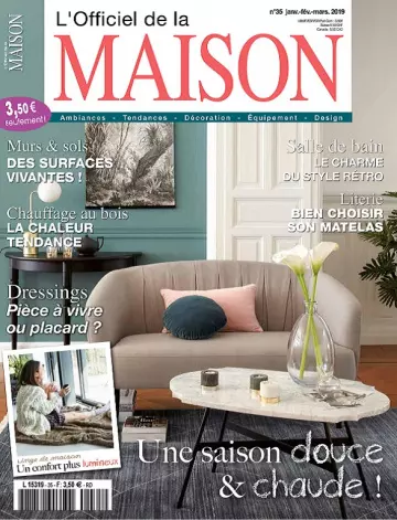 L’Officiel De La Maison N°35 – Janvier-Mars 2019 [Magazines]