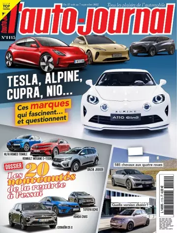 L’Auto-Journal N°1115 Du 25 Août 2022  [Magazines]