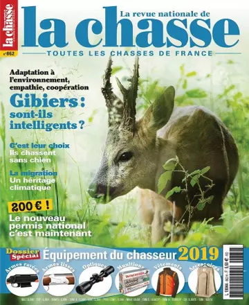 La Revue Nationale De La Chasse N°862 – Juillet 2019 [Magazines]