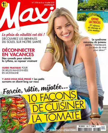 Maxi France N°1706 Du 8 Juillet 2019 [Magazines]