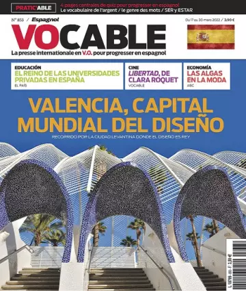 Vocable Espagnol N°853 Du 17 Mars 2022  [Magazines]