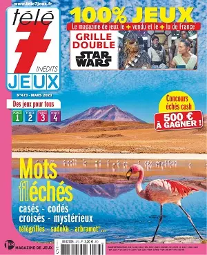 Télé 7 Jeux Inédits N°473 – Mars 2020  [Magazines]